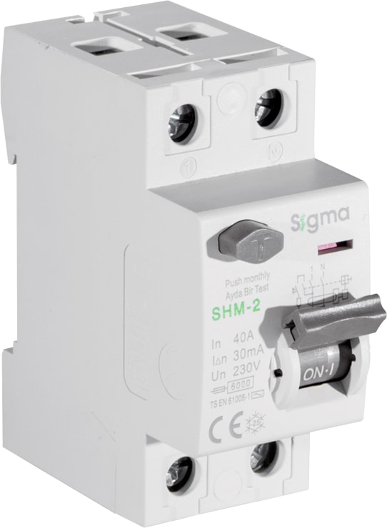 2X25A 30MA 6ka Kaçak Akım Koruma Şalteri