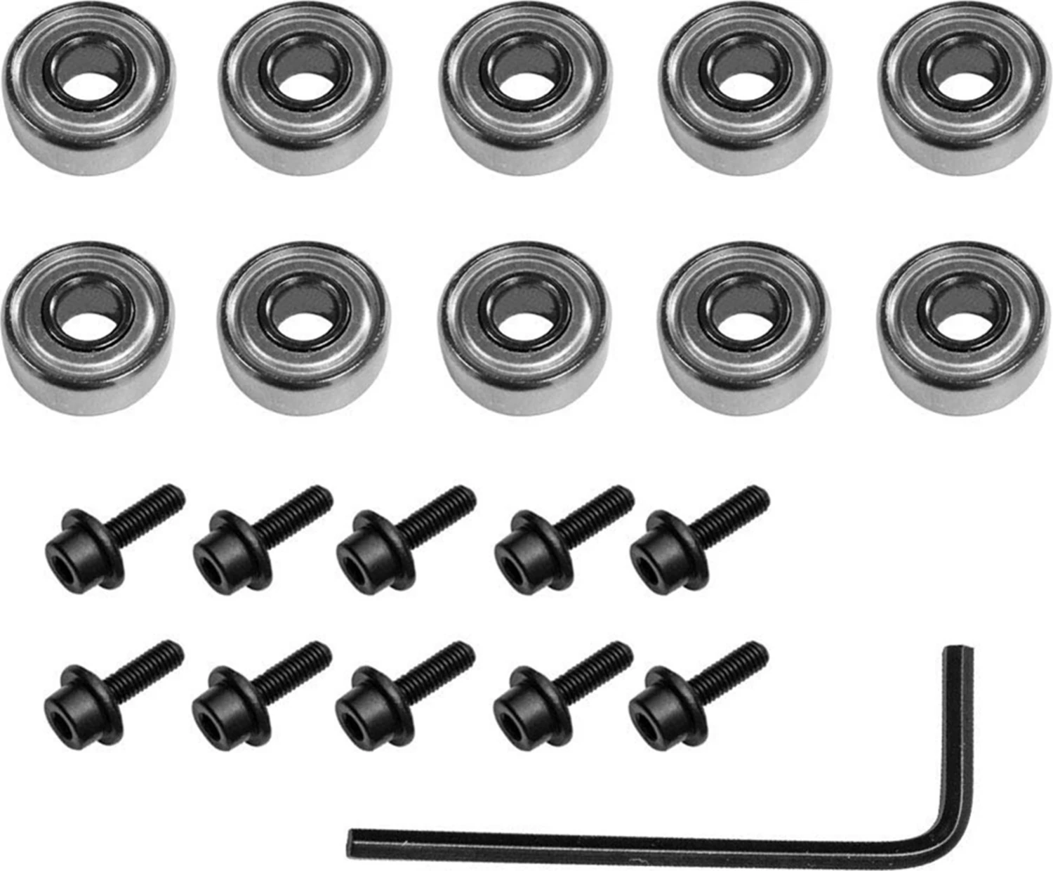 10 Adet Freze Uçları Üstten Monte Bilyalı Rulmanlar Yönlendirici Bit Rulman Tamir Yedek Aksesuar Kiti Için Kılavuz (Yurt Dışından)