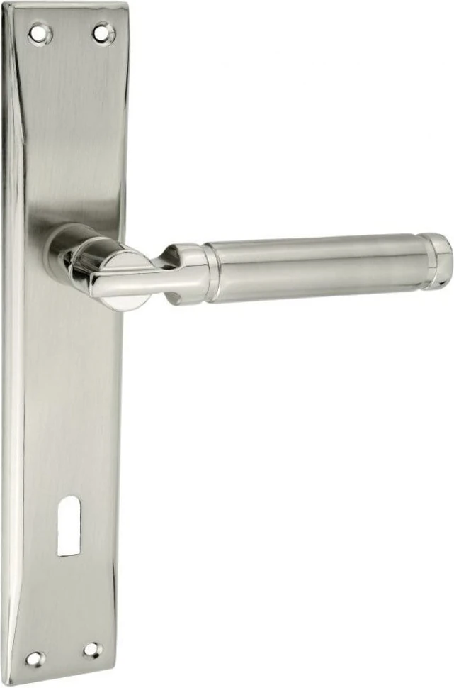 Şebboy Aynalı Nikel Saten Kapı Kolu, Alüminyum ve Çelik, Modern ve Şık Tasarım