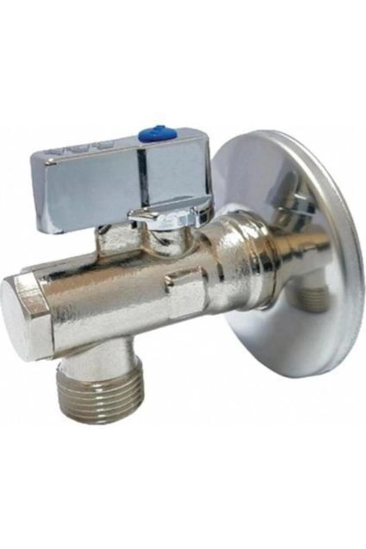 1/2'' Filtreli Ara Musluk Rozetli-parlak Krom Başlıkı