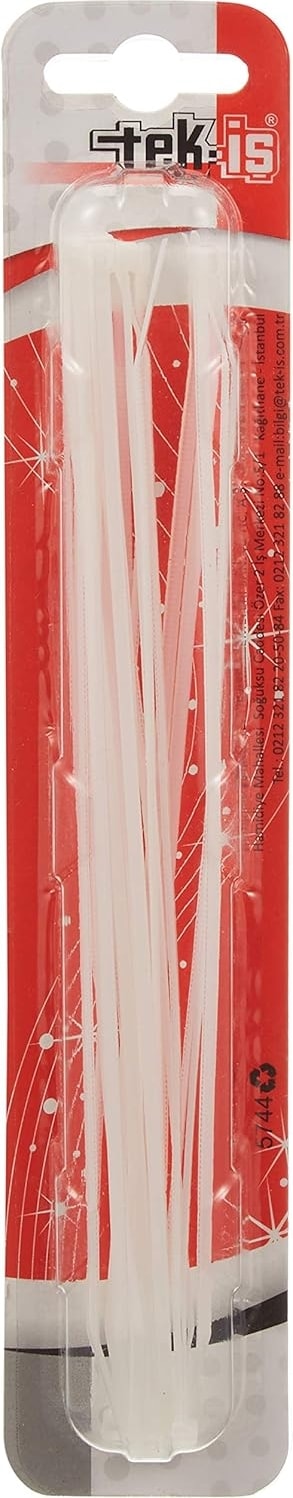 Kablo Bağı 200 x 2.5 mm 20 Adet Beyaz
