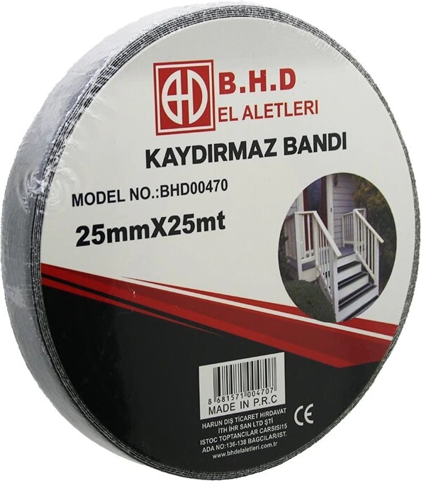 25MM x 25MT Kaydırmaz Siyah Bant (5047)