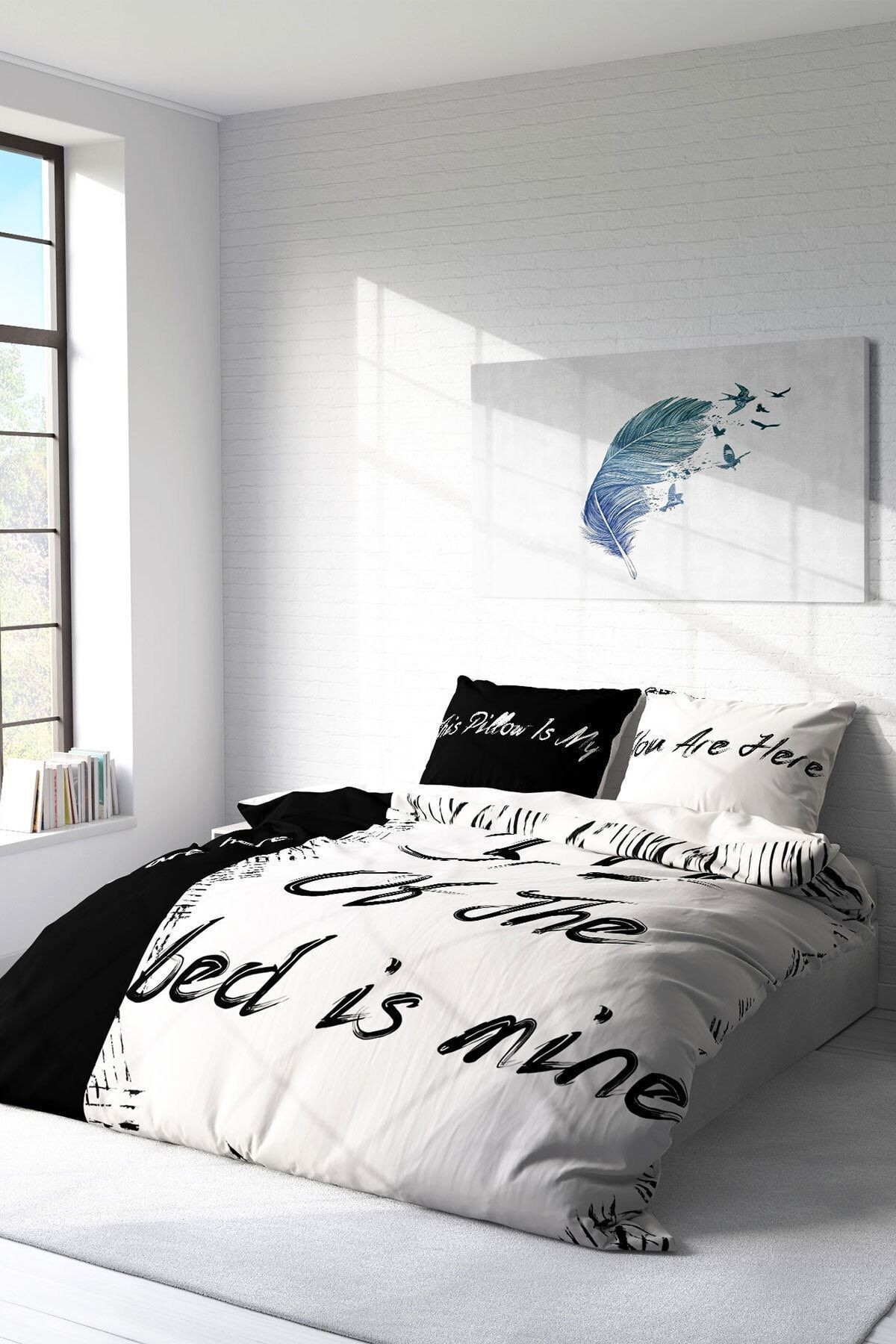 Nevresim Takımı %100 Doğal Pamuk Çift Kişilik 3d Digital My Bed