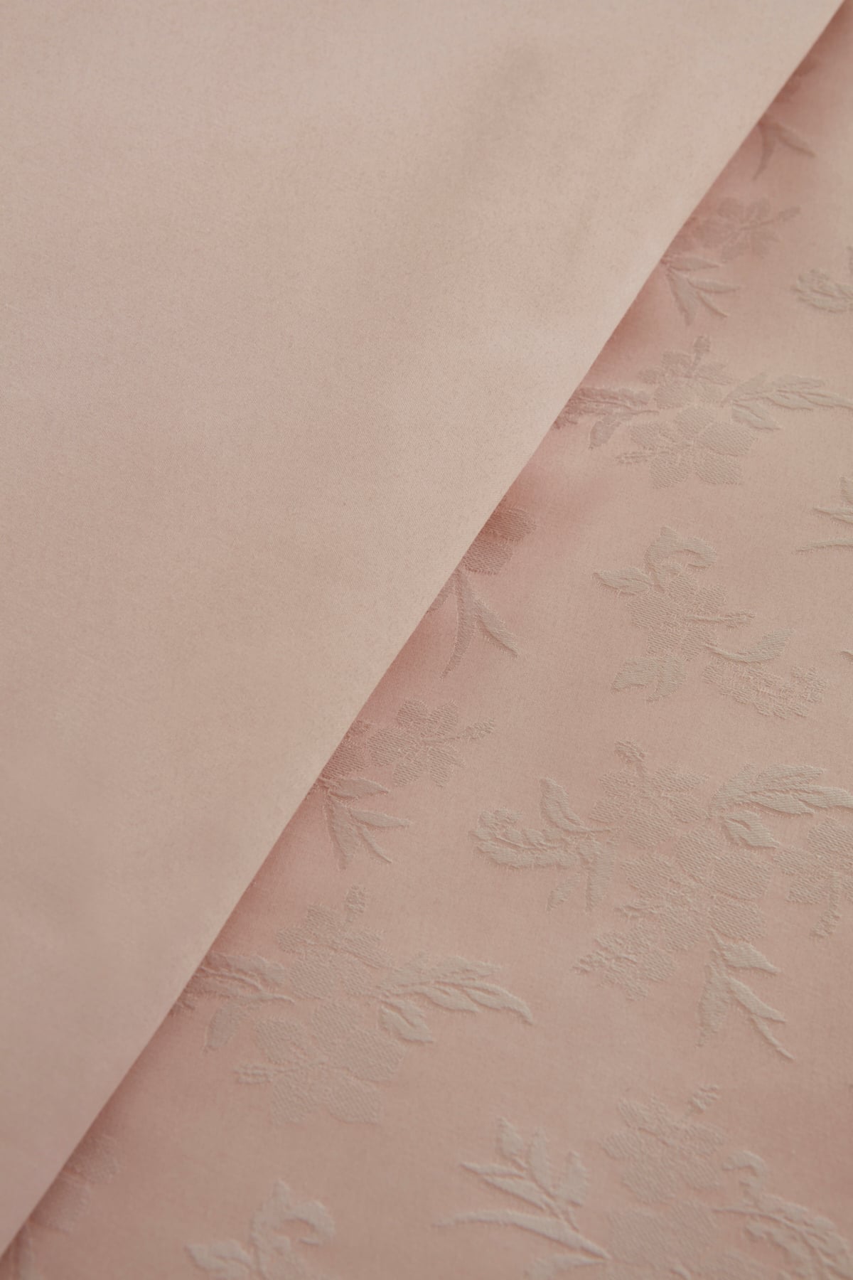 White Collection Viole Çift Kişilik Nevresim Takımı Pudra