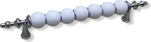 Inci Porselen Görünümlü Kulp 128 mm Dolap Çekmece Mobilya Mutfak Kulbu