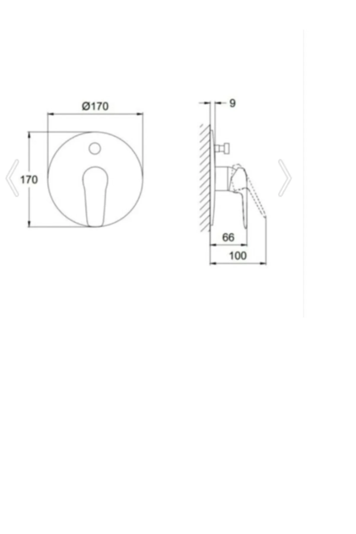 7319034055 Volt Ankastre Banyo Bataryası ( Sıva Üstü Modül )