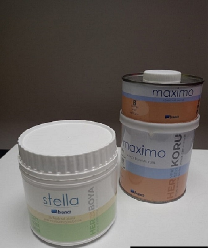Stella Su Bazlı 500 ml Boya + 500 ml Maximo Set
