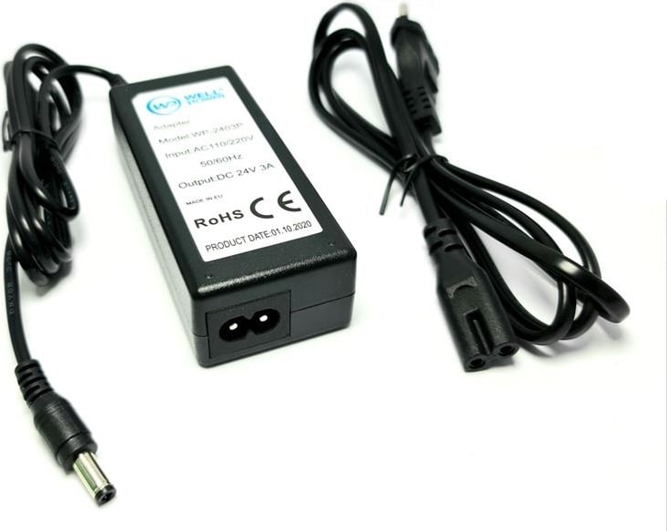 24V 3AMPER Plastik Kasa Adaptör 24V 3A
