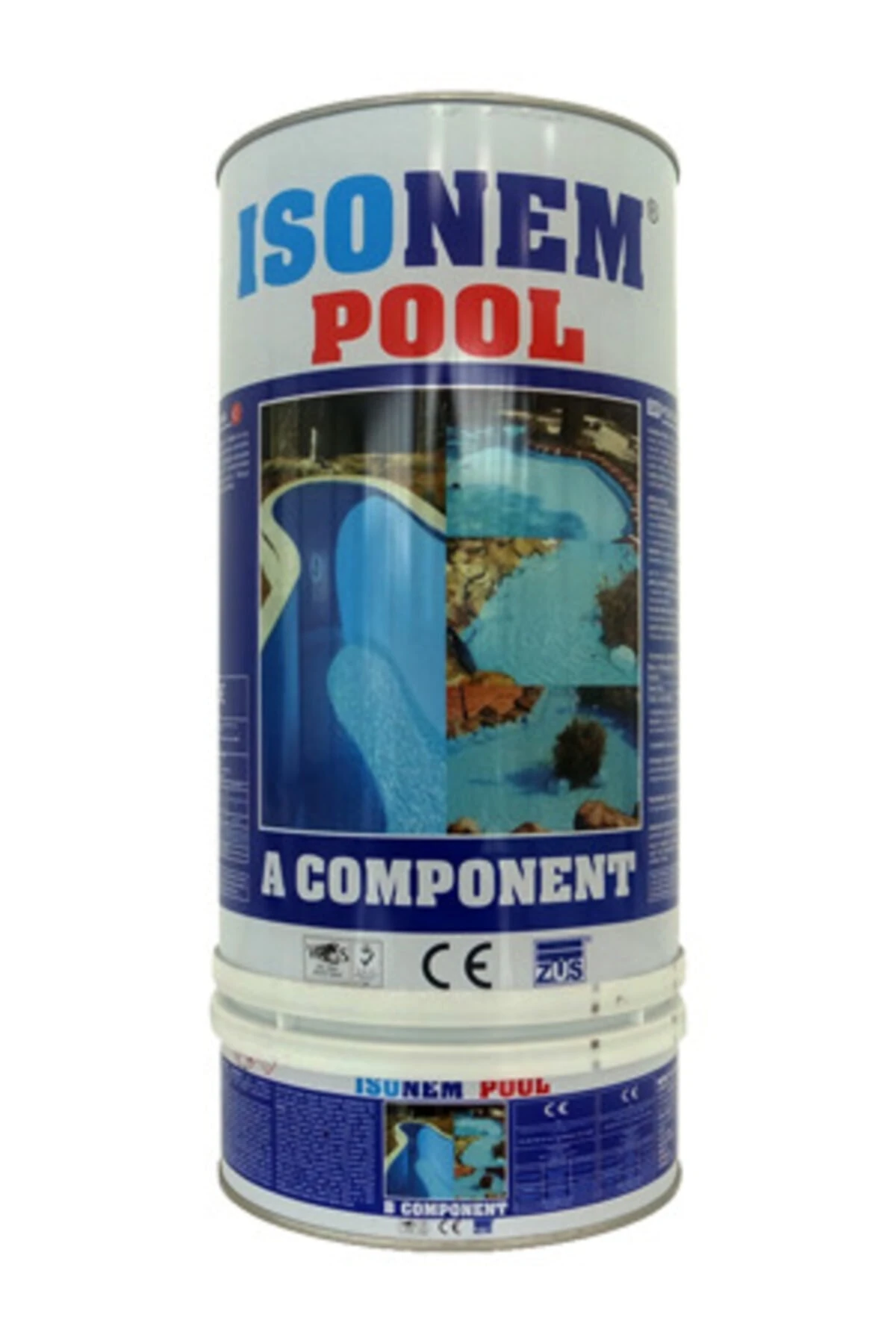 Pool Havuz Boyası 4+0,5 Kg = 4,5 Kg Renk : Mavi Çift Kompenatlı