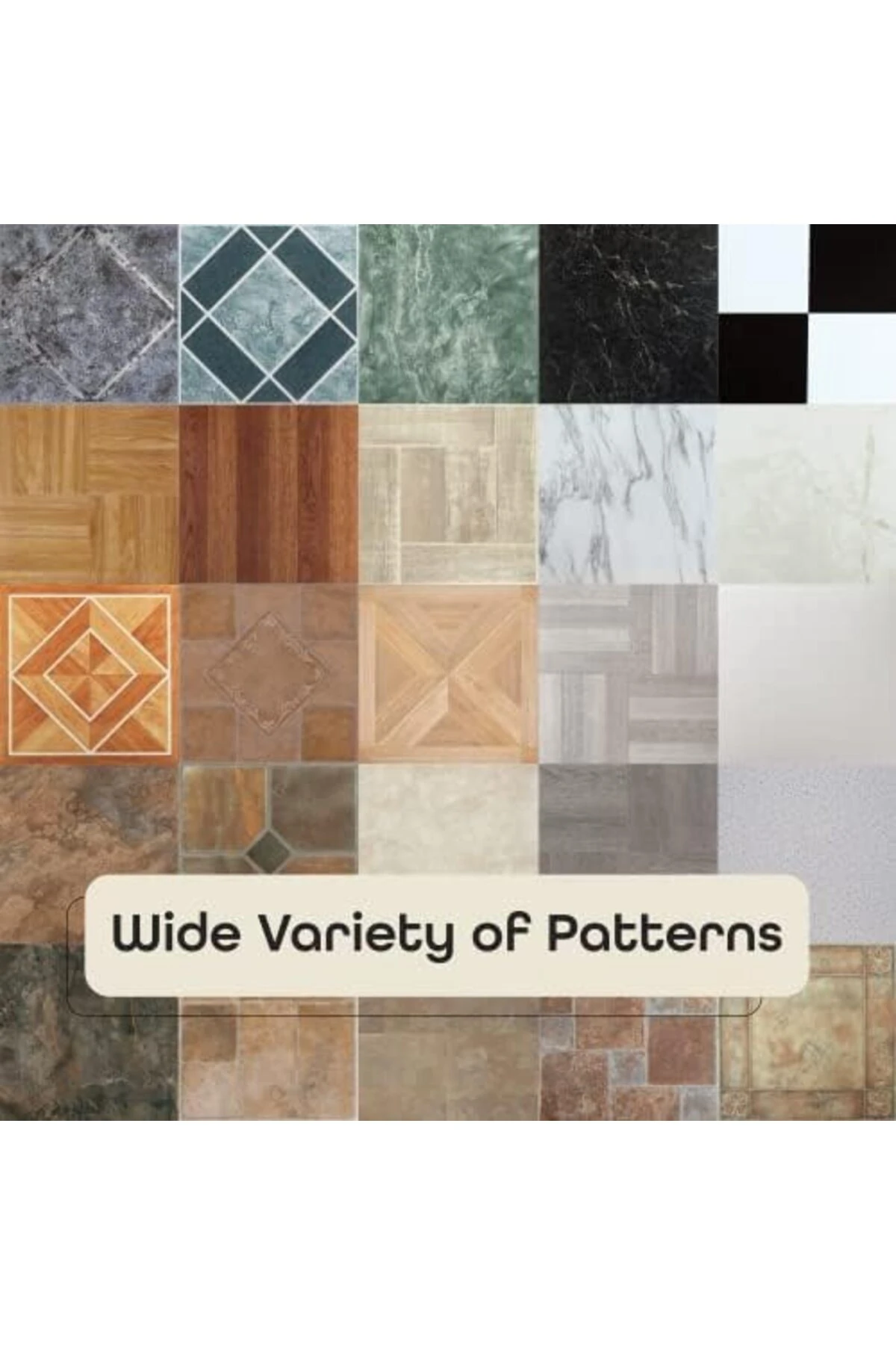 lvnshop Kendinden Yapışkanlı 12 İnç Yer, 20 - 30,48 cm x 30,48 cm, Meşe Deseni - Soyma ve Yapıştırma