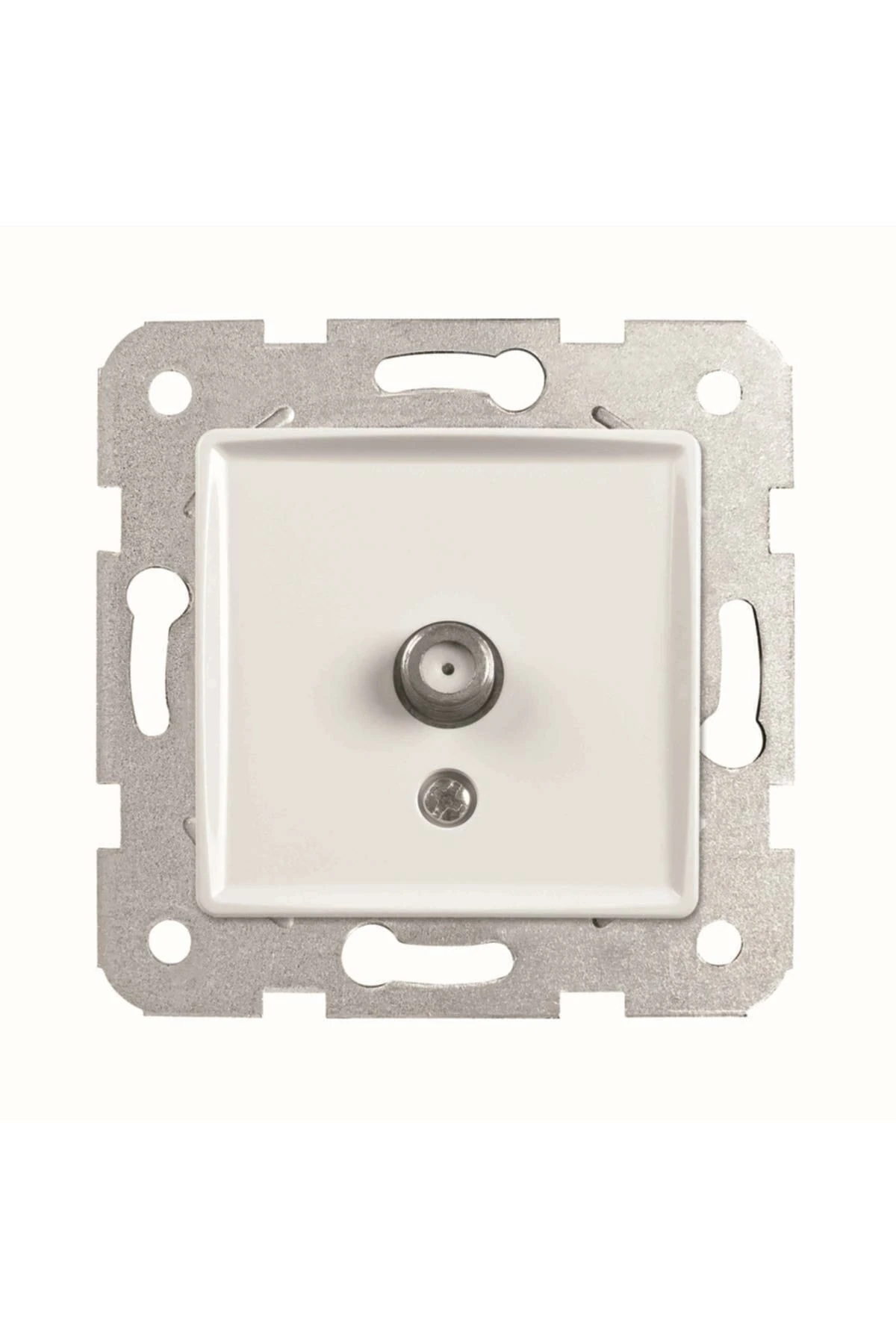 Linnera F Konnektörlü Uydu Prizi Çerçevesiz