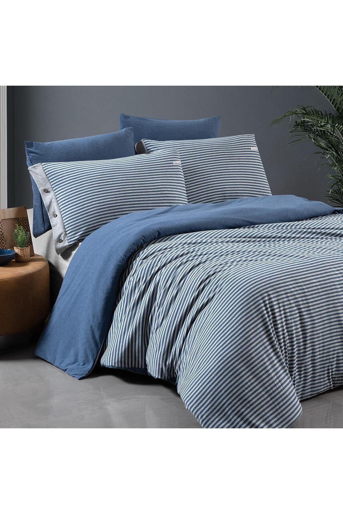 Mood Comfort Castile Tek Kişilik Nevresim Takımı Mavi