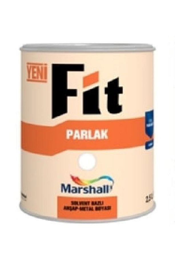 Fit Sentetik Parlak Yağlı Boya Beyaz Solvent Bazlı Ahşap Metal Boya 0,75 Lt
