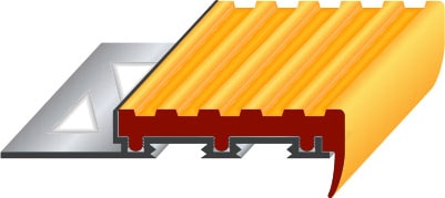 Alüminyum Merdiven Profili H:11.3mm W:55(Seramik Için Merdiven Bur.) Boy 2.7m