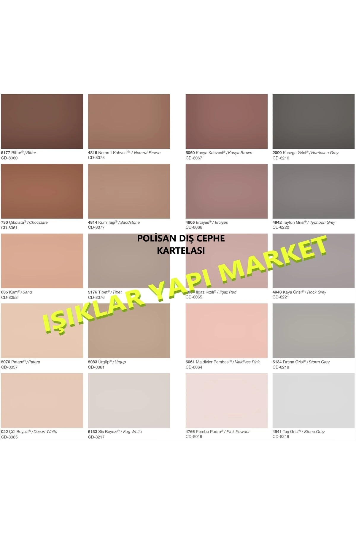 Dış Cephe Boyası -a1 Akrilik Düz -2,5litre(3,5KG.) -cd-8205 Bulut Grisi