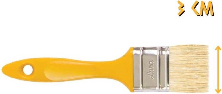 Izmir Fırça Libra Kestirme Boya Fırçası No: 1.5 - 3 Cm.