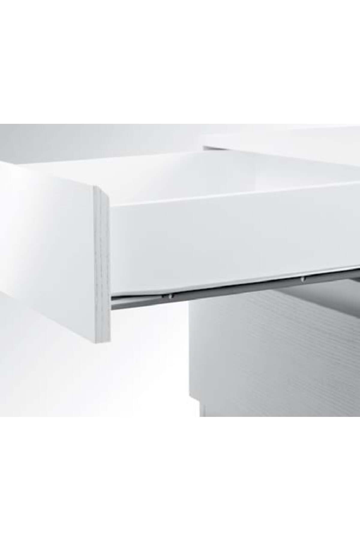 300 Mm Bantlı Metal Ray Set Beyaz