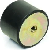 Tbbp 3020 08 Çift Taraf Burçlu Titreşim Takozu Çap:30 Yükseklik:20, Pullu, 30X20 M8 Burçlu