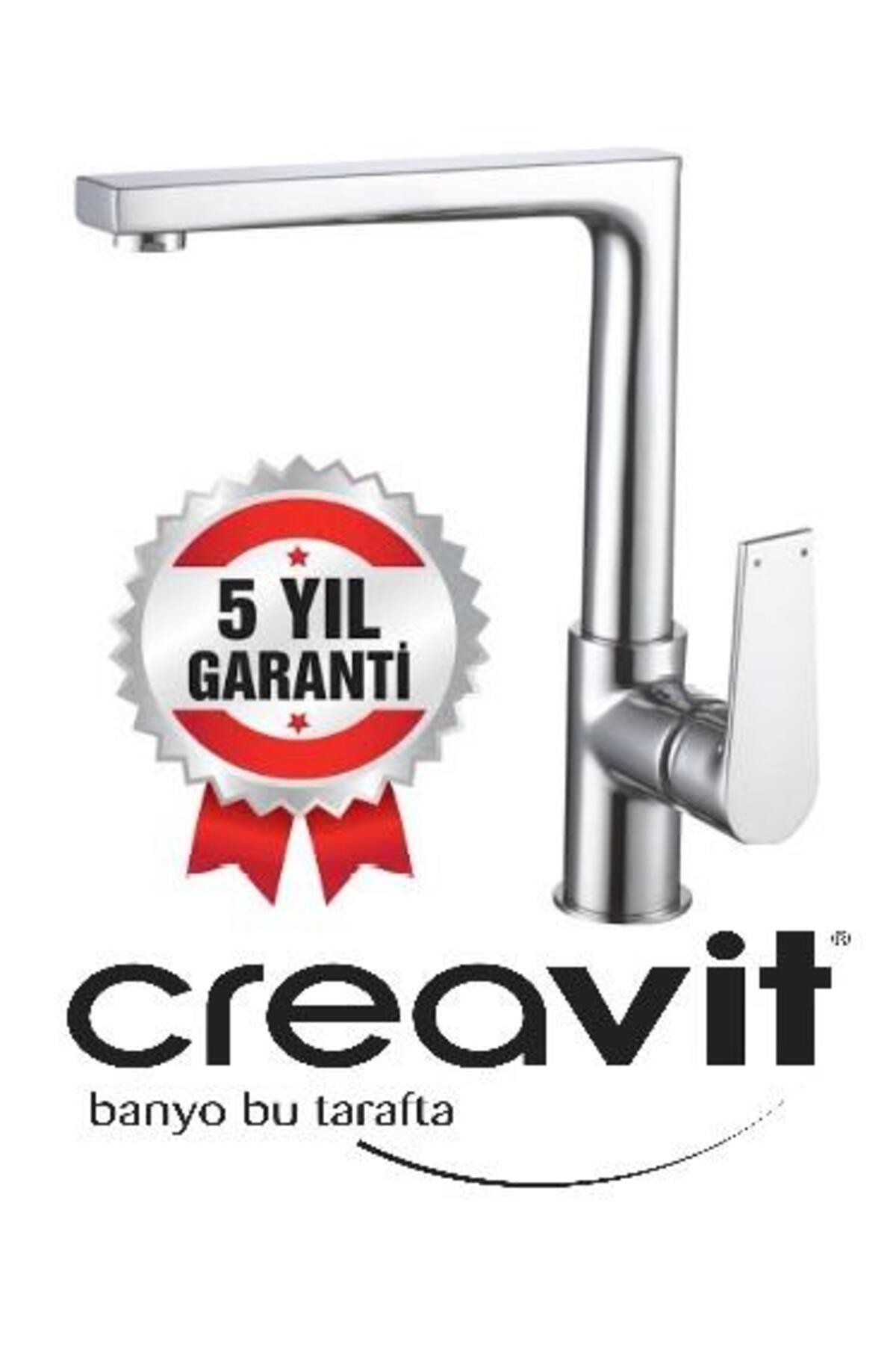 Sr8500 Sharp Evye Mutfak Bataryası Krom