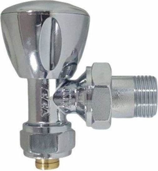 1/2" Krom Köşe Radyatör Valfi Rv3 Pex (16*2mm) 602120751