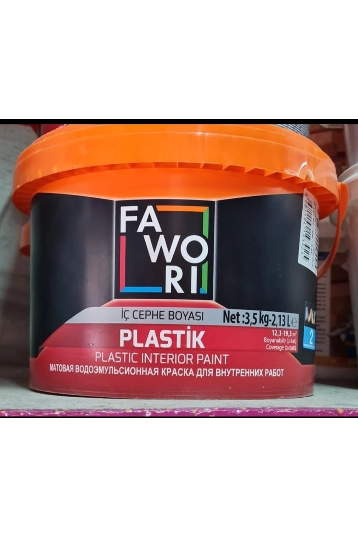 Plastik Boya 2.5 Lt