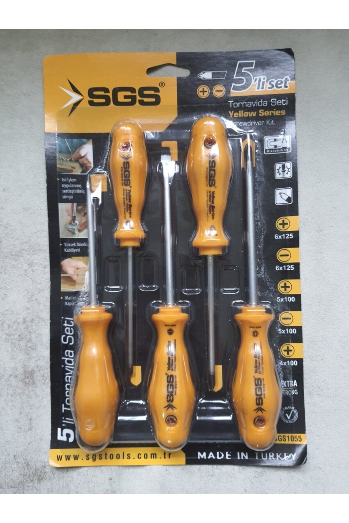 SGS 5'li Tornavida Seti