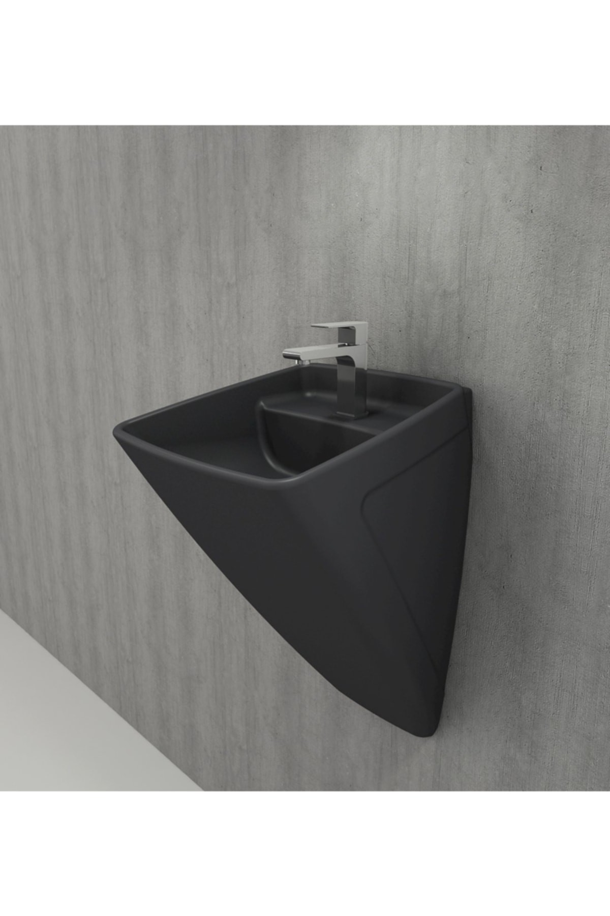 Firenze Asma Monoblok Lavabo 48 Cm Antrasit 1082-020-0126