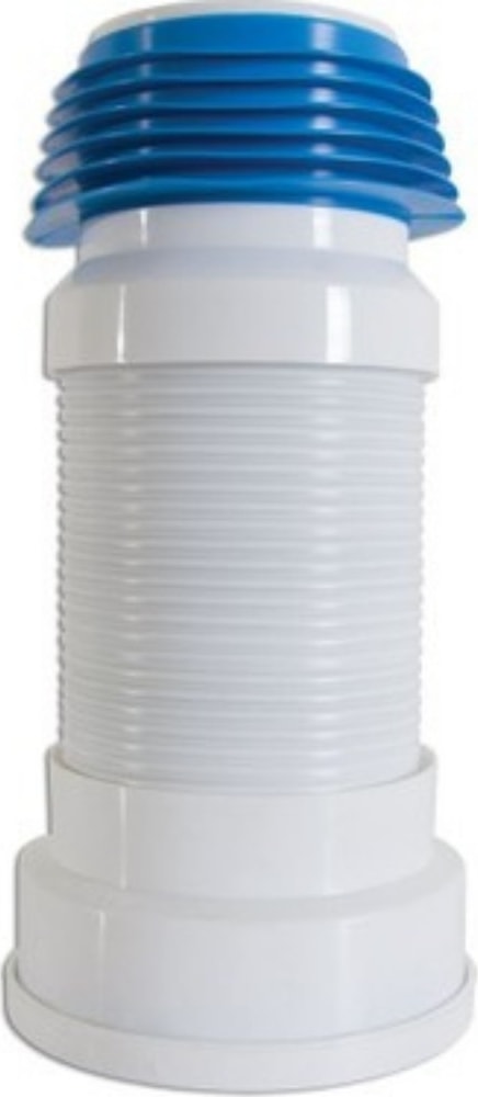 Adnoss  Beyaz Körüklü Kada Klozet Pis Su Gideri Akardiyon Borusu 50 cm KD450