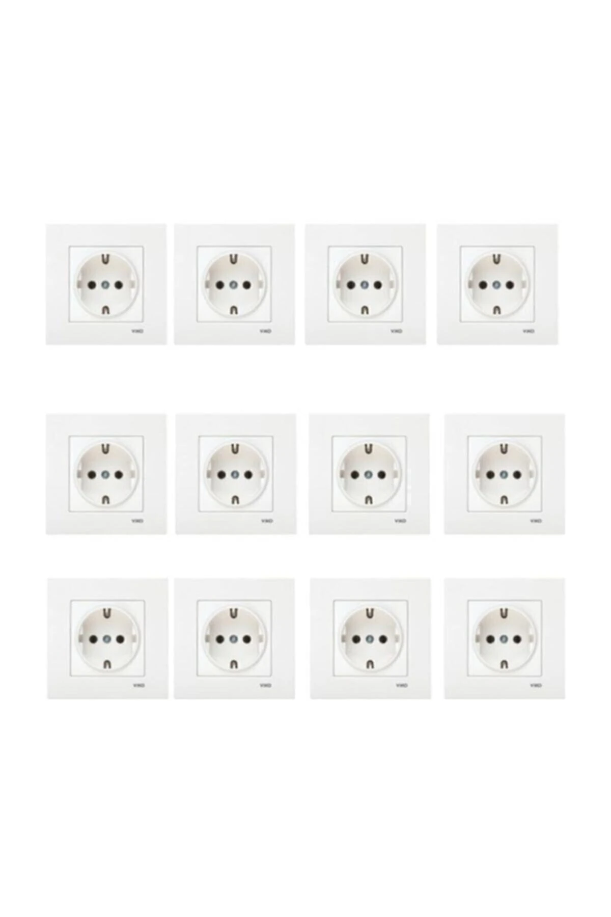 Linerra Topraklı Priz 12 Adet