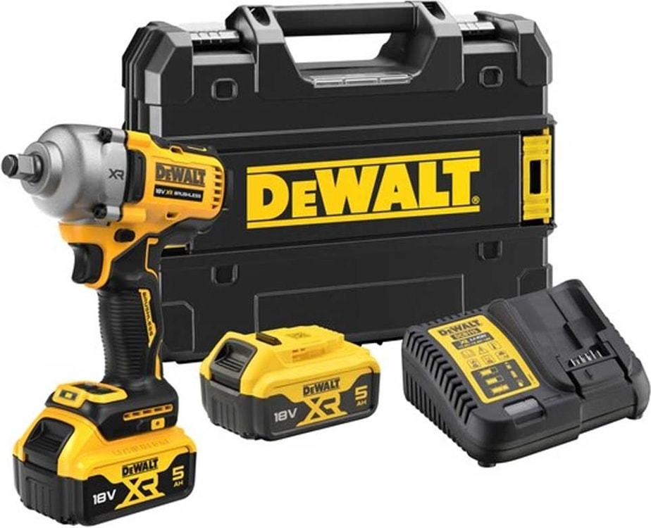 DEWALT DCF891P2T 18V 5.0AH Li-Ion Kömürsüz Çift Akülü Somun Sıkma
