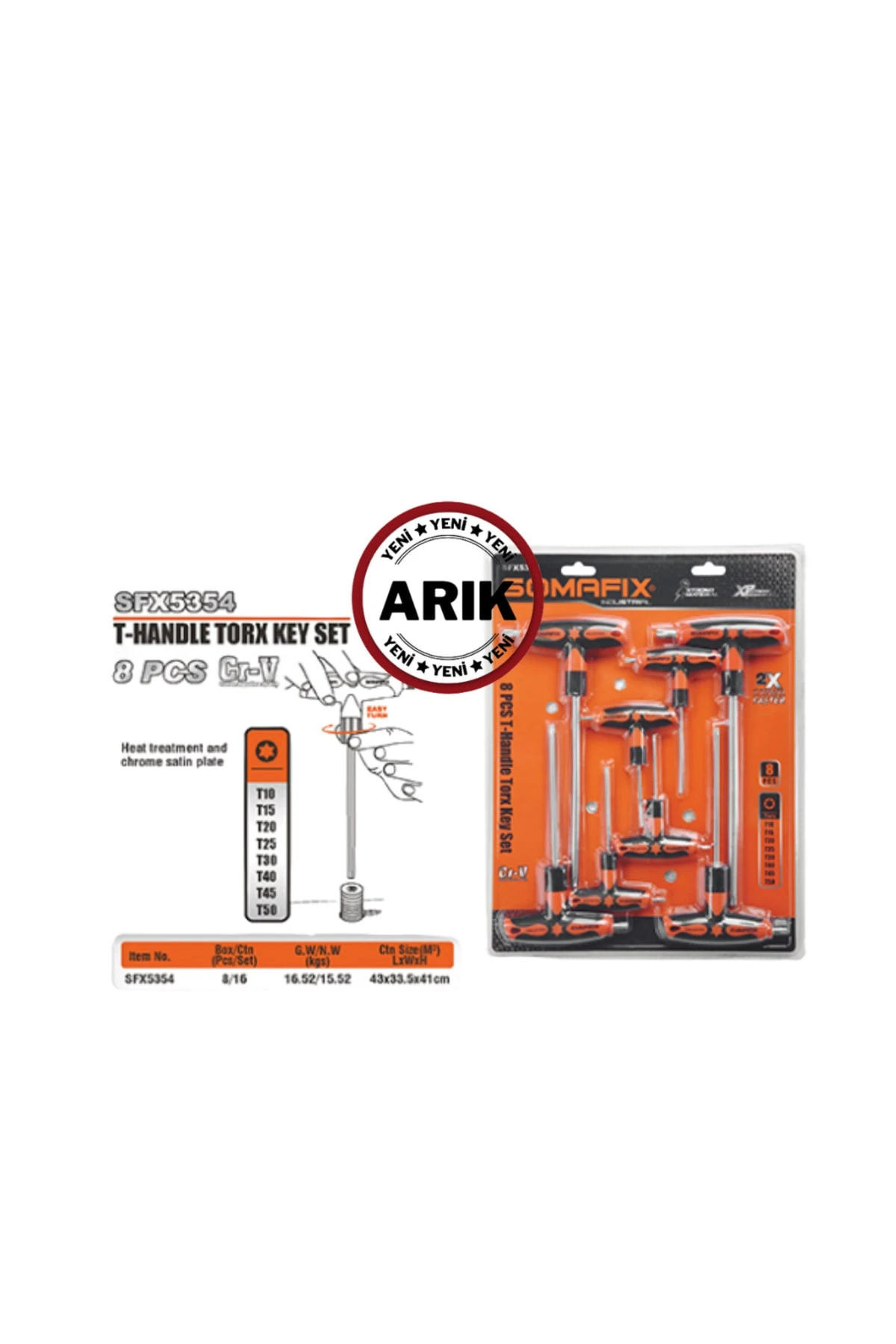 T Torx Tornavida Seti Pro