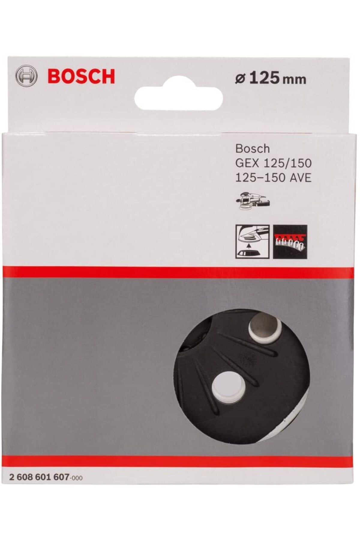 Professional Accessories Pro zımpara diski GEX 125-150 AVE için (Ø 125 mm, orta sert)