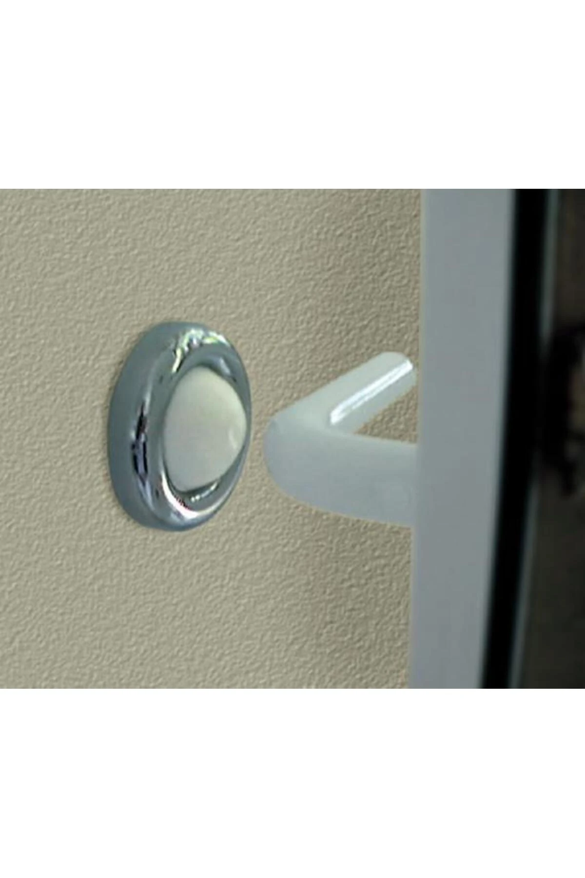 Kapı Pencere Stoperi Duvara Montaj Mat Krom