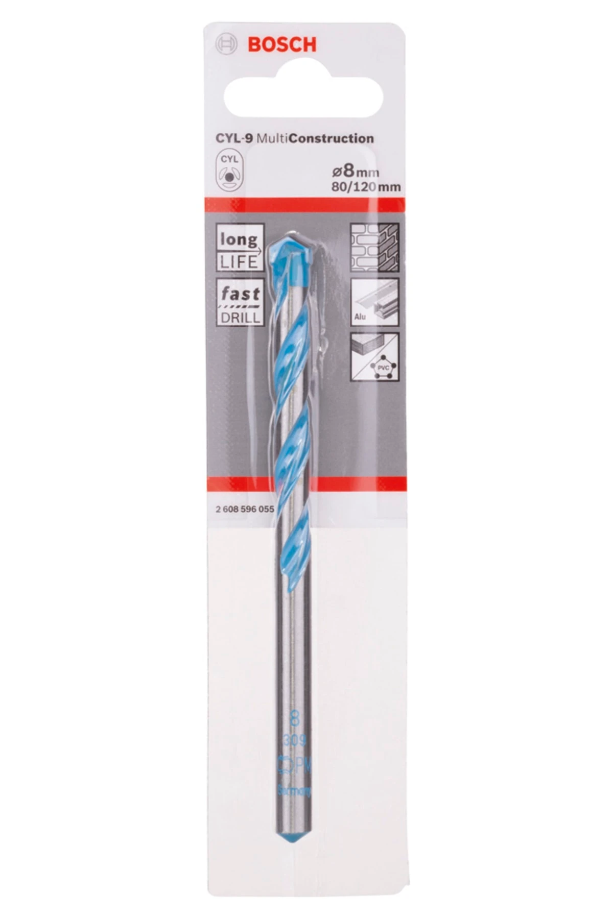 Matkap Ucu Cyl 9 Multi Const 8x120 mm