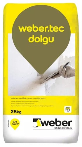 Weber Tec Dolgu Beyaz 25 Kg Tamir Harcı Kalın Sıva