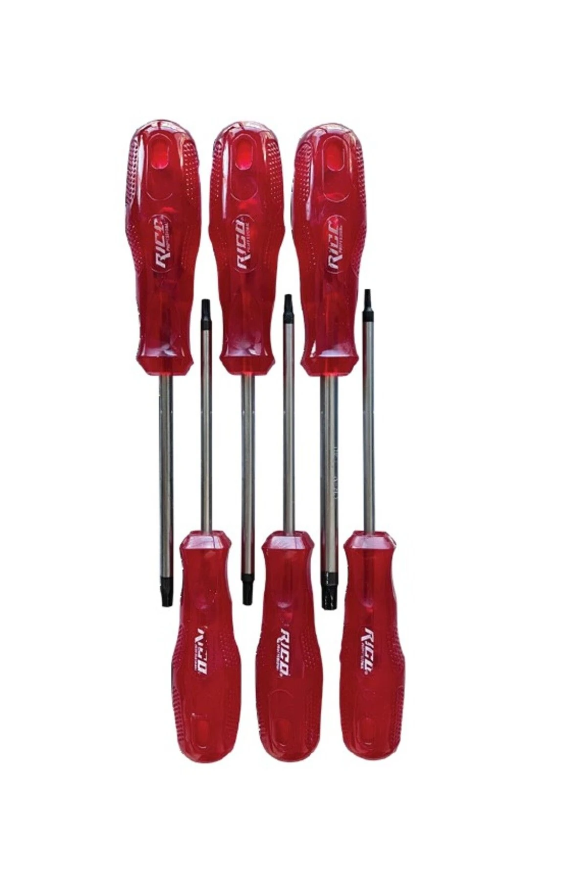 6 Parça Craft Şeffaf Kaliteli Torx Tornavida Seti Kraft - 003rt2552