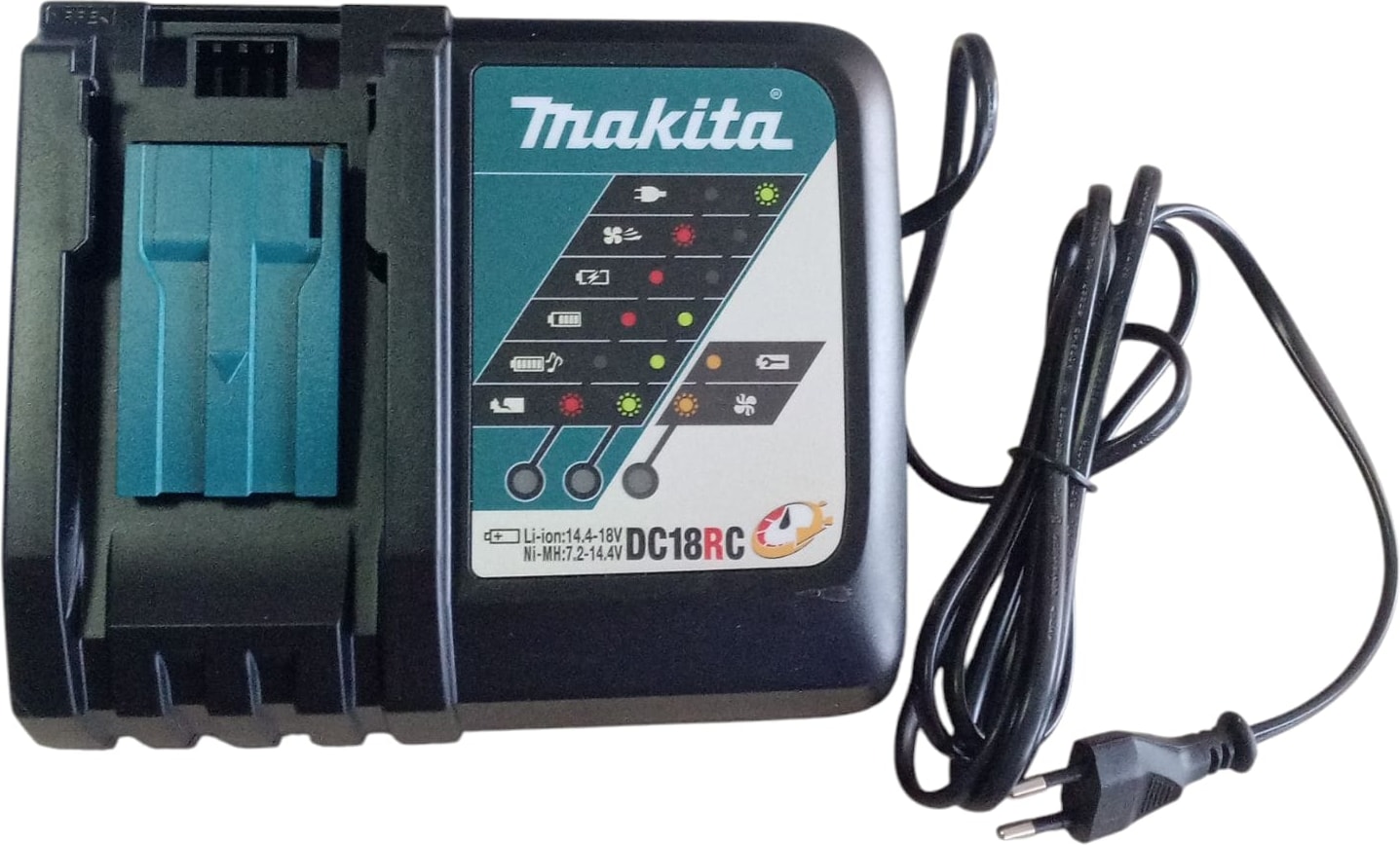 MAKİTA DC18RC Li-Ion Hızlı Şarj Cihazı 7.2V - 18V - Orijinal Kutusu Yok