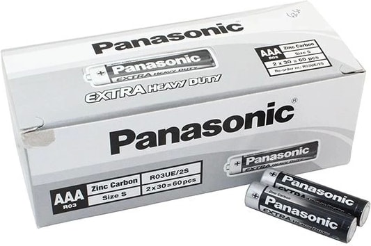 Panasonic Manganez Ince Kalem Aaa Pil 60'lı Paket
