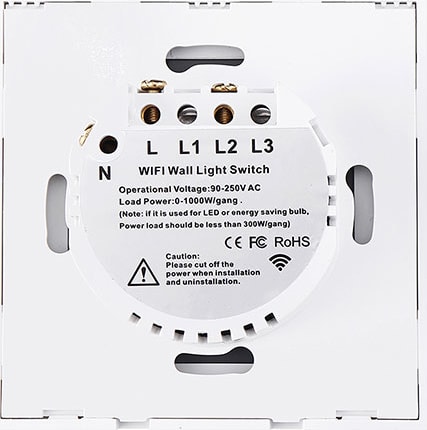 Swapp SL-EG33 Kablosuz ve Dokunmatik Aydınlatma Anahtarı 3lü Wifi Tuya Destekli