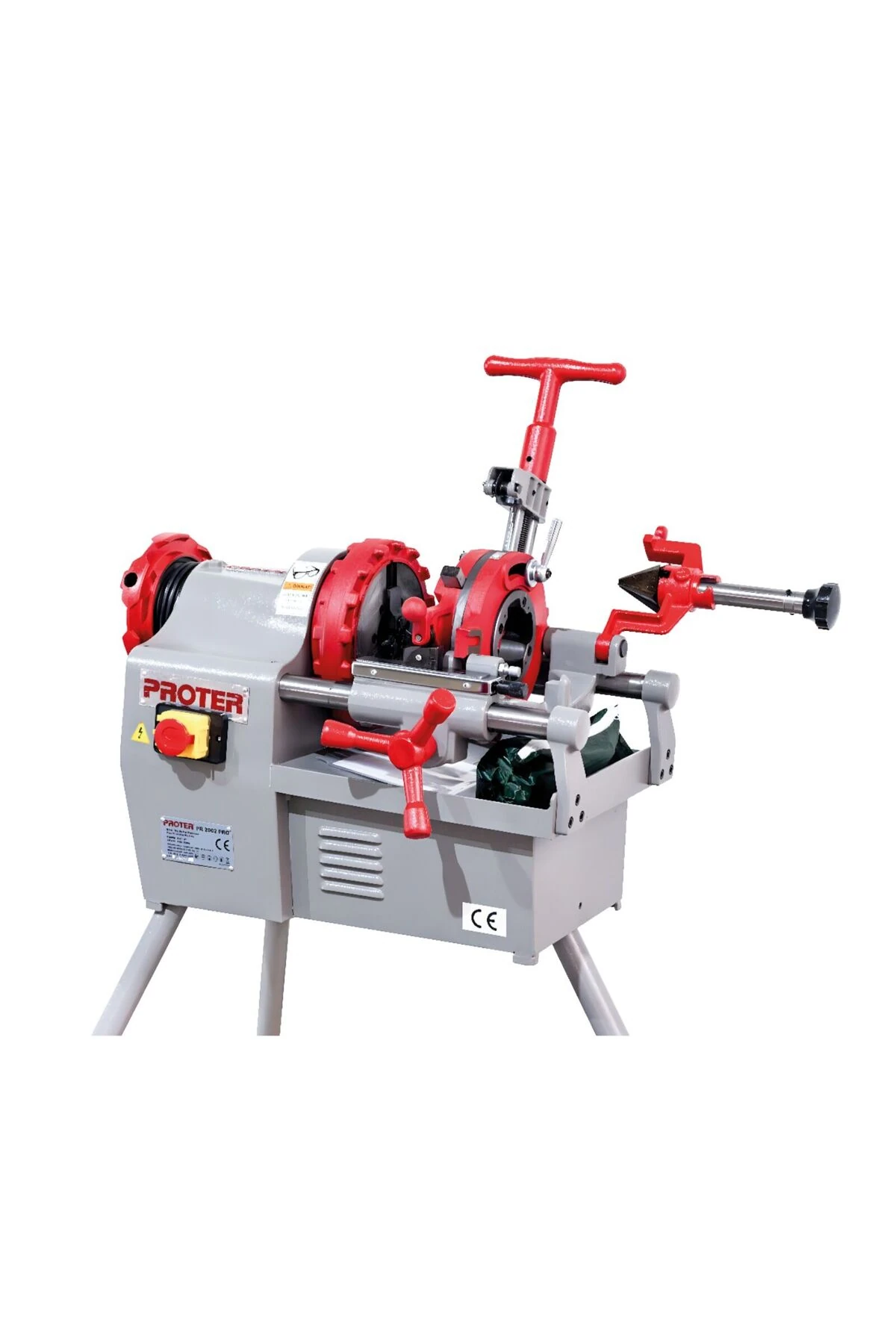 Pr 2002 Pro 2'' Tezgah Tipi Pafta Makinesi 1000 Watt Çapak Alma Aparatlı