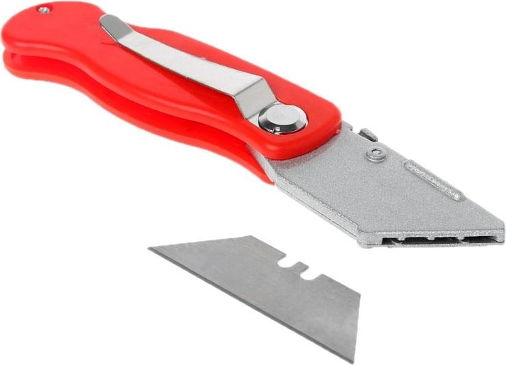 5592 Pratik Katlanır Trapez Tipi Halıcı Maket Bıçağı 18 mm