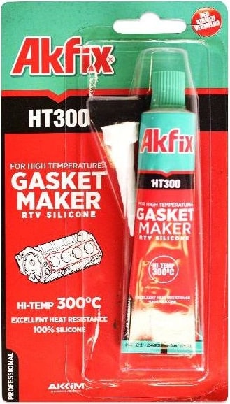 HT300 Sıvı Conta Yüksek Isı Silikonu 50 Ml75 Gr Kırmızı