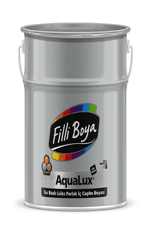 Aqua Lüx Su Bazlı Parlak Boya 15 L Beyaz