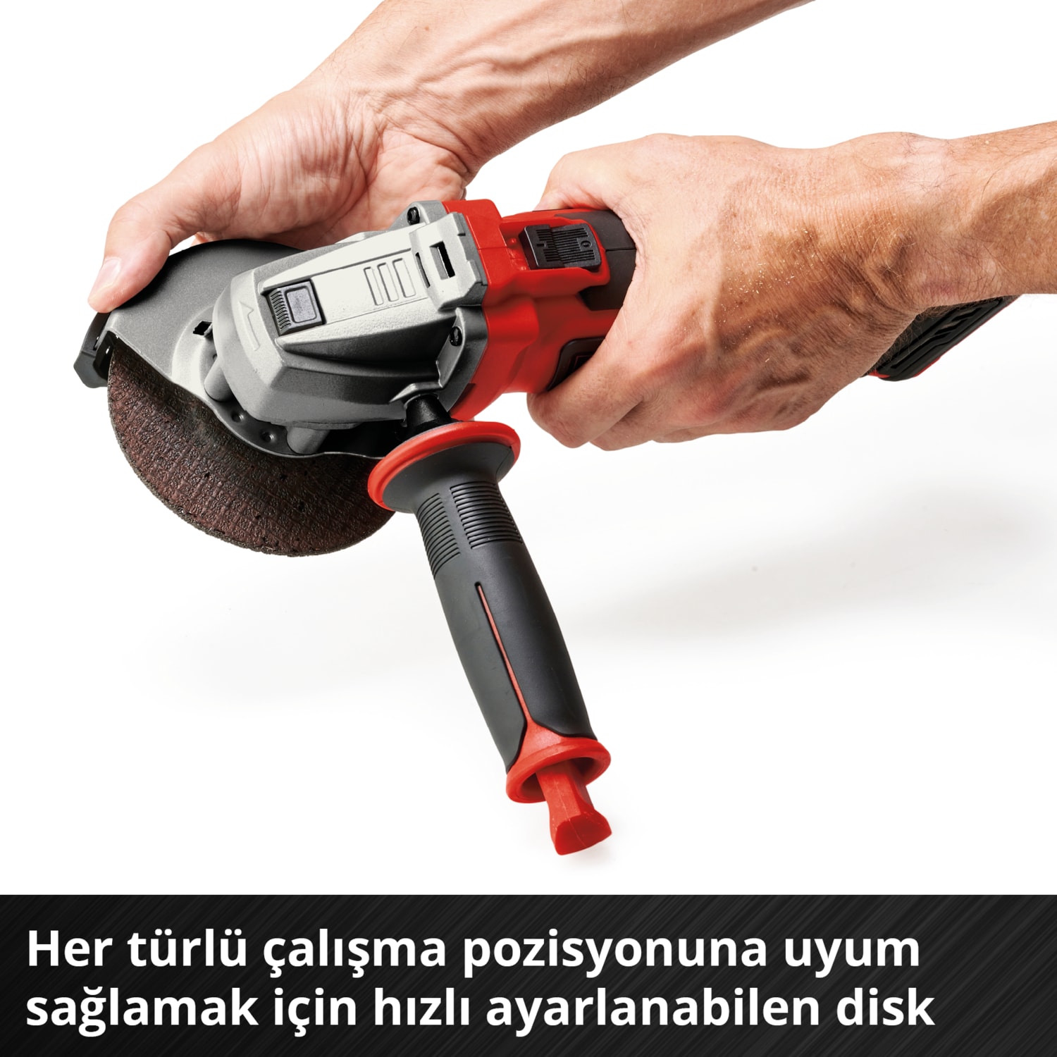 Akülü Avuç Taşlama TE-AG 18/115-2 Li - Solo Power X-Change (18 V, 115 mm Ø disk, 28 mm kesme derinliği, yumuşak başlatma özelliği, kesme koruması) - 4431166