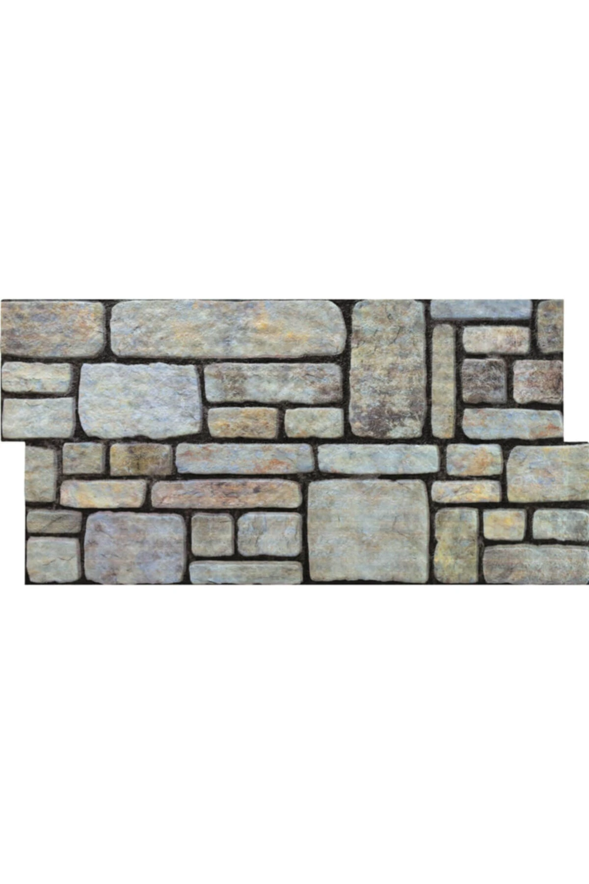 5 Adet X Karma Taş Desenli 3 Boyutlu Renkli Strafor Köpük Duvar Kaplama Paneli (kr-318)