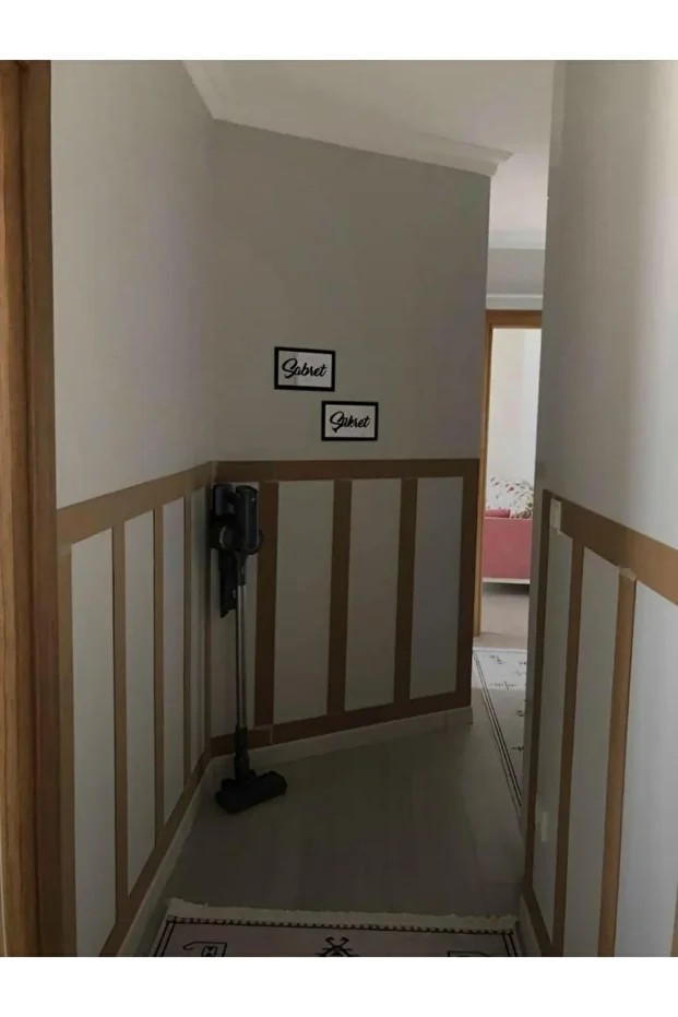 10 Adet  8x100 Cm Iskandinav Duvar Çıtası Ham Mdf Boyanabilir Çocuk Odası Dekorasyon Duvar Çıtası