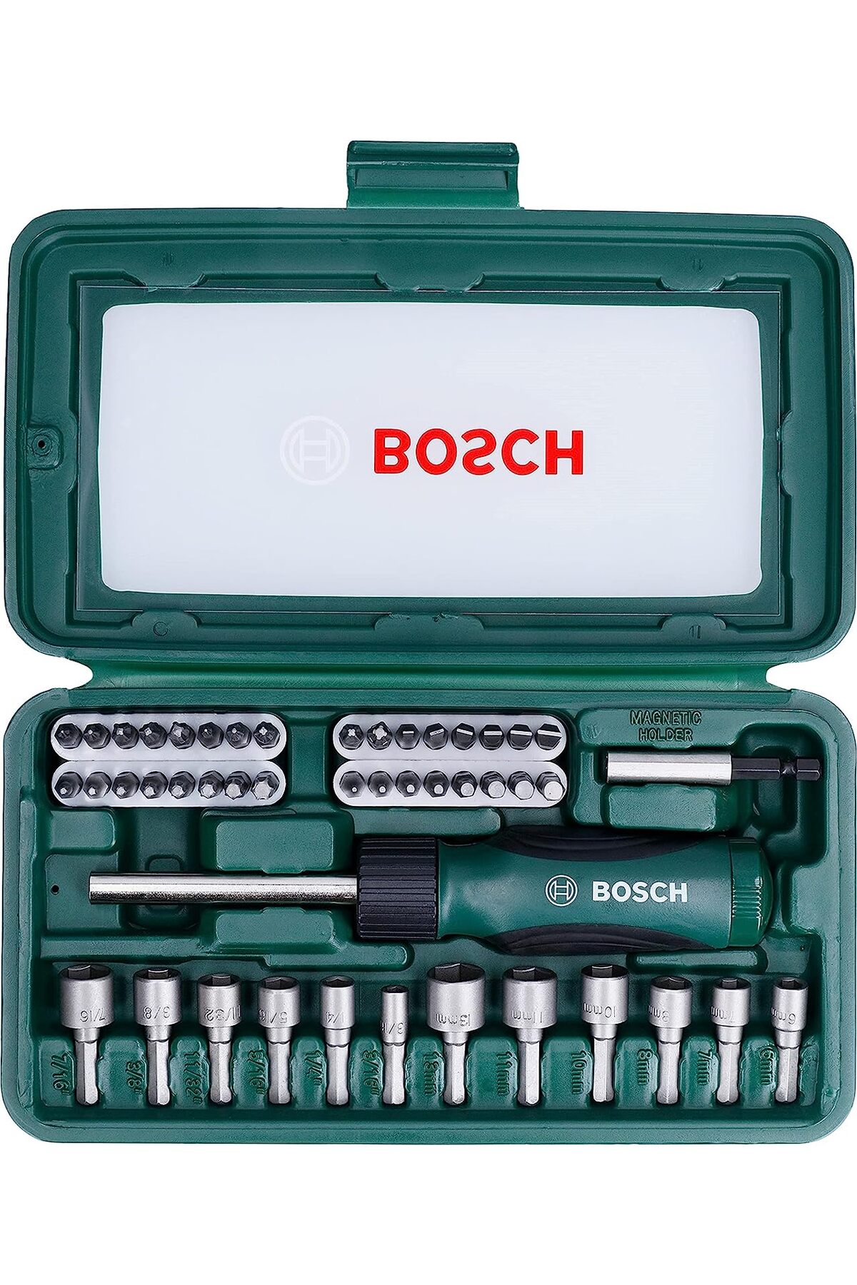 BOSCH Akülü Vidalama Şarjlı Tornavida Şarjlı Matkap Ixo 7 + 46 Parça Cırcır Tornavida Vidalama Ucu