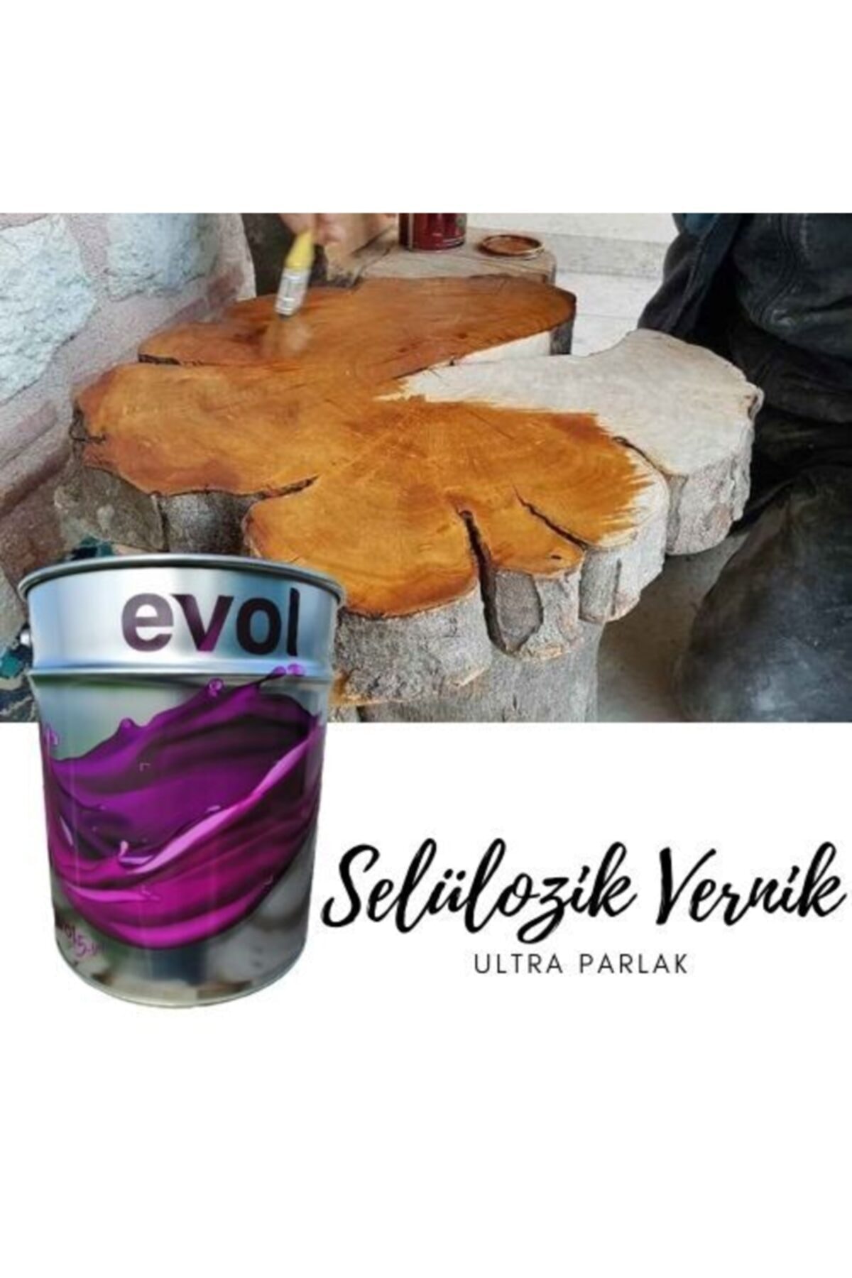 Selülozik Parlak Vernik 750 Gr