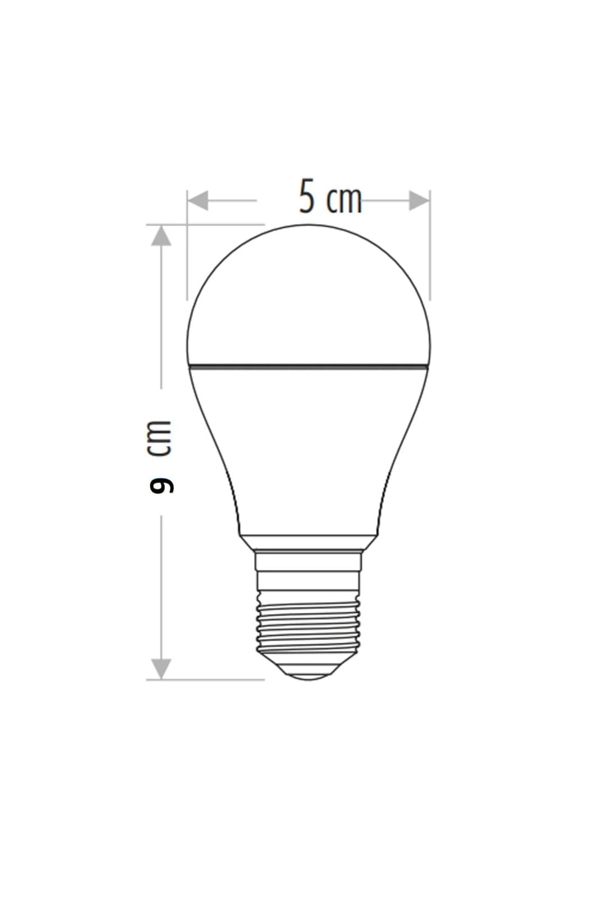 6 W E-27 Duy 6400K Beyaz Işık Mini LED Ampul CT-4232