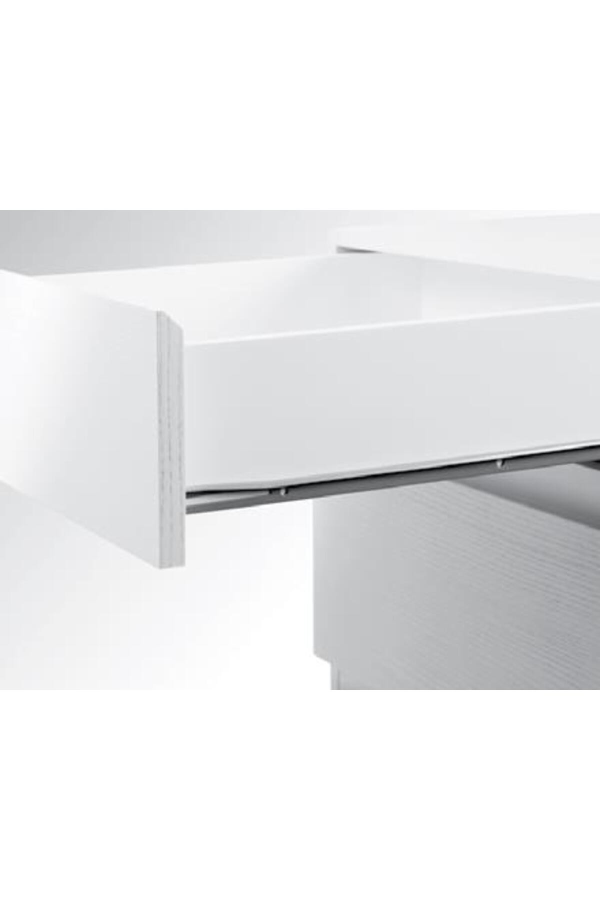 450 Mm Bantlı Metal Ray Set Beyaz